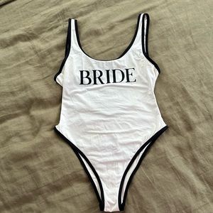 BRIDE We Wore What One Piece Swimsuit
